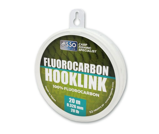 Asso Fluorocarbon hooklink 20m 0,281mm