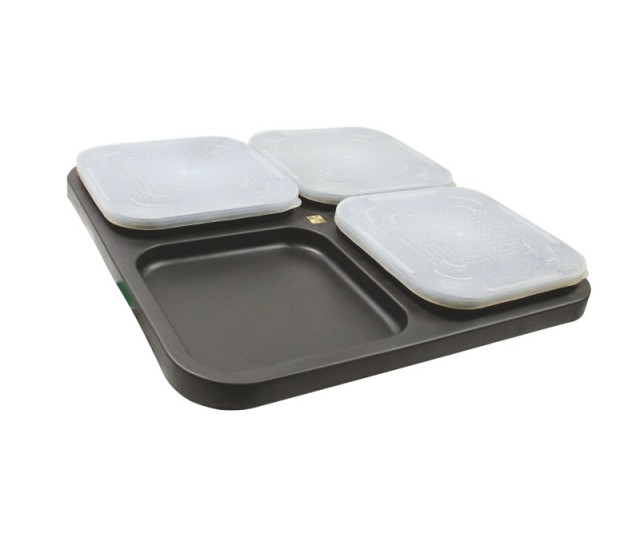 AM6009433 Mistrall tácka + 3xkrabička 35x35cm PLV