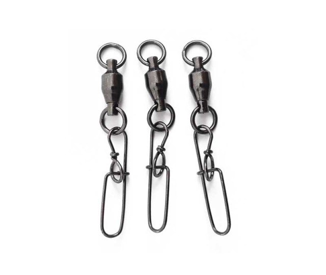 AM8611005 Mistrall ložiskový obratlík s karabínkou 70kg 3ks/bal