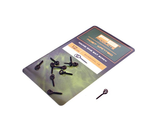 20435 PB Products ring bait screw 12mm 10ks/bal