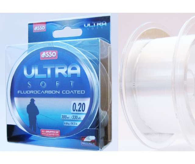 Asso Ultra Soft 300m 0,18mm transparent