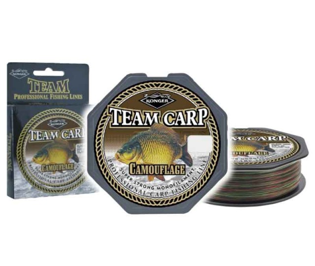 214005025 Konger Team Carp Camouflage 0,25mm 350m 