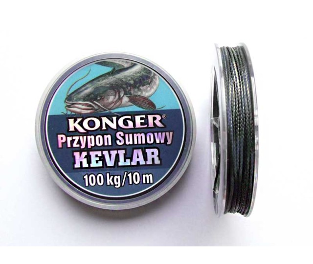 285011080 Konger sumec kevlar f.čierna 80kg/10m