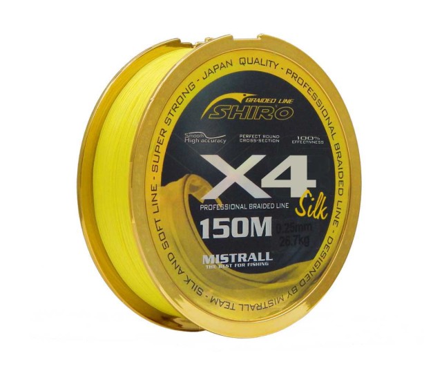Mistrall Shiro 150m 0,06mm f.žltá